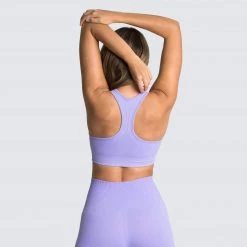 Returns Hyperflex Seamless Crop - Lavender Purple