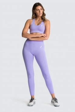 Returns Hyperflex Seamless Crop - Lavender Purple