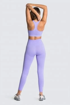 Returns Hyperflex Seamless Crop - Lavender Purple