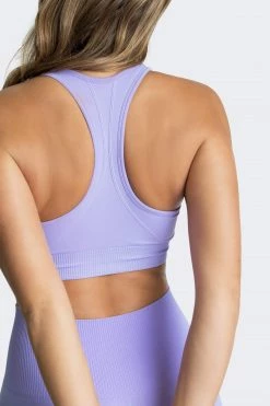 Returns Hyperflex Seamless Crop - Lavender Purple