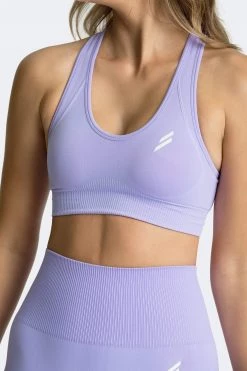Returns Hyperflex Seamless Crop - Lavender Purple