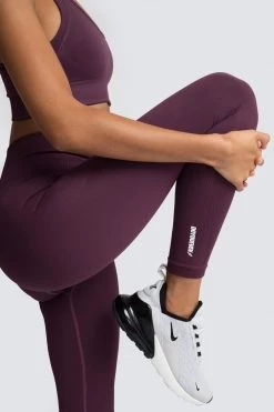 Female Outlet Hyperflex Seamless Leggings - Plum Purple