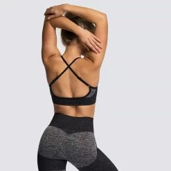 Pony Impact Seamless Crop - Black Womens