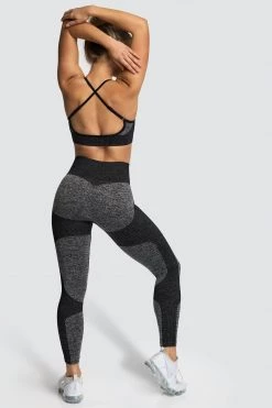 Pony Impact Seamless Leggings - Black Womens