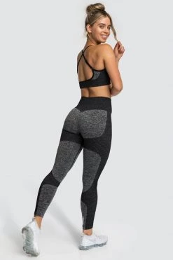 Pony Impact Seamless Leggings - Black Womens