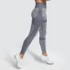 Female Outlet Impact Seamless Leggings - Cool Grey Womens