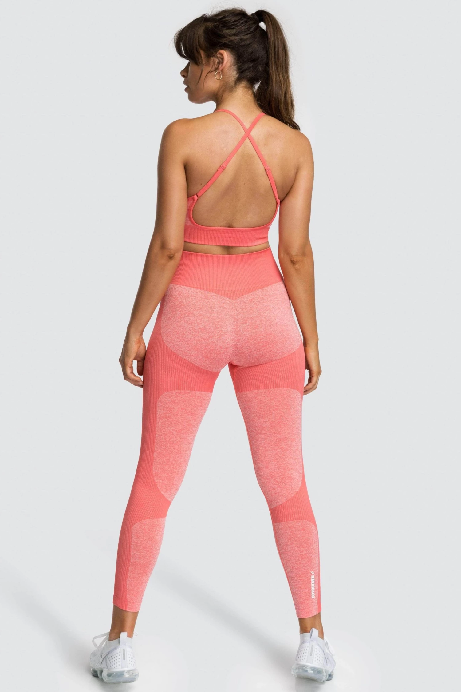Female Outlet Womens Impact Seamless Leggings - Coral Pink