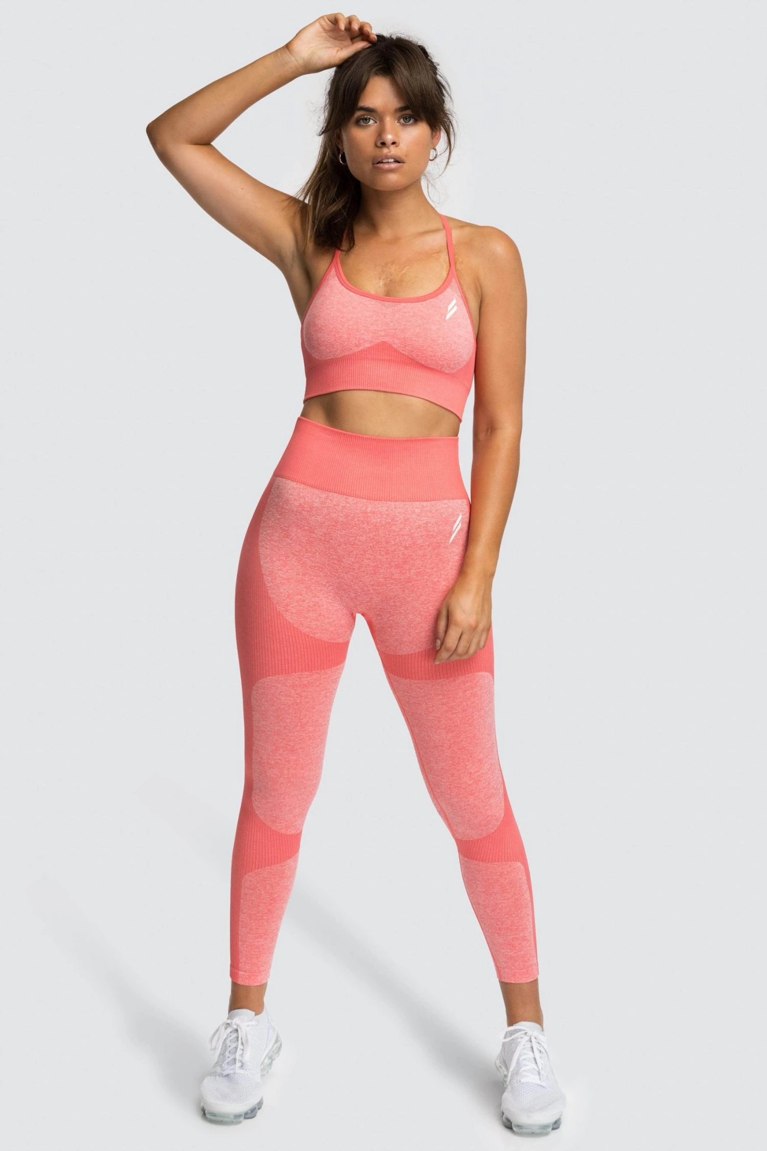 Female Outlet Womens Impact Seamless Leggings - Coral Pink