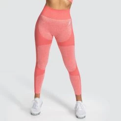 Female Outlet Womens Impact Seamless Leggings - Coral Pink