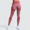 Female Outlet Impact Seamless Leggings - Earth Red Womens