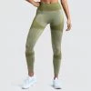 Female Outlet Womens Impact Seamless Leggings - Olive Green