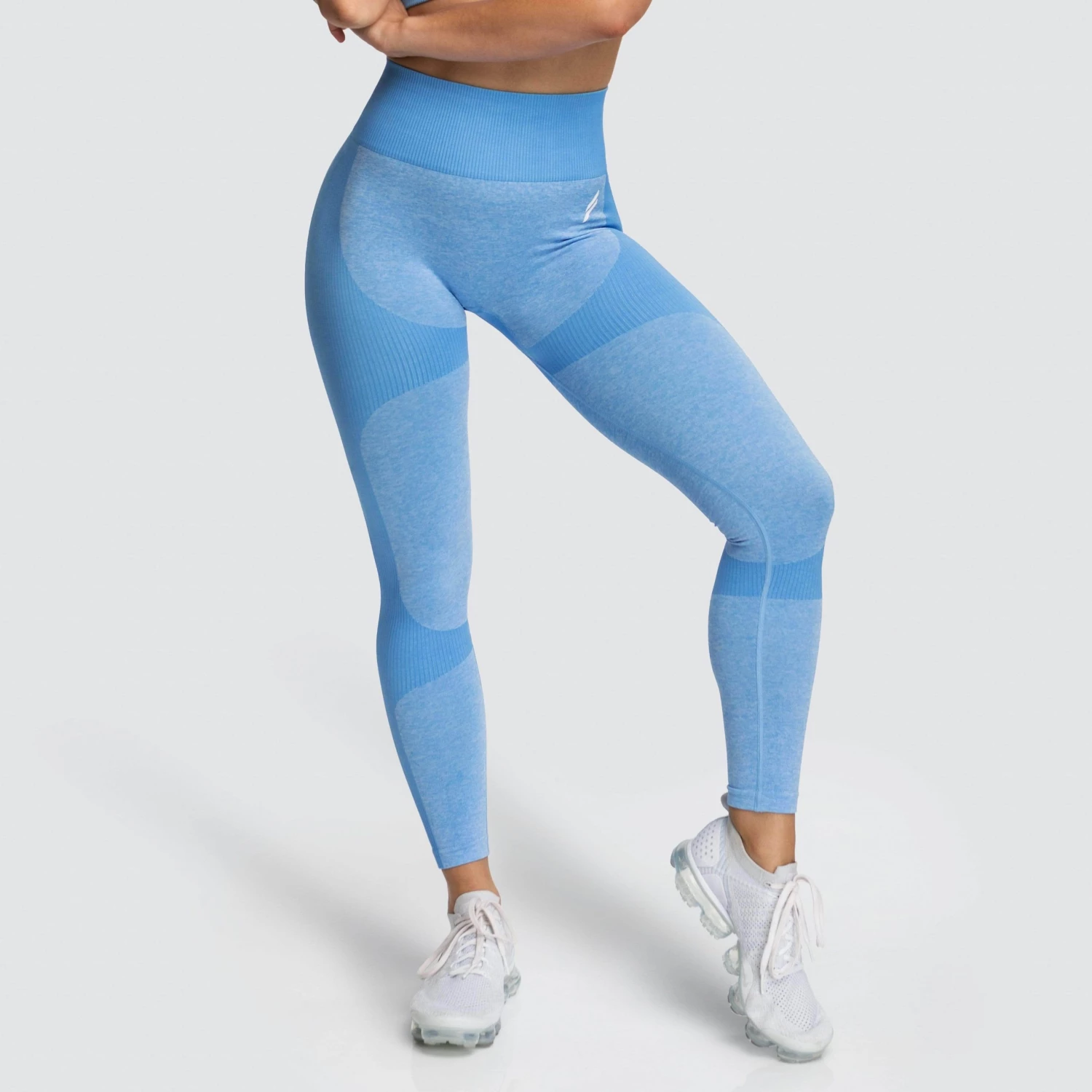Female Outlet Womens Impact Seamless Leggings - Sky Blue