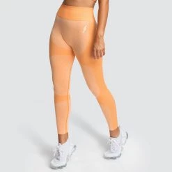 Female Outlet Womens Impact Seamless Leggings - Sorbet Orange