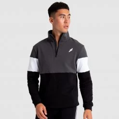 Aivory Legacy ¼ Zip Jumper - Charcoal/Black