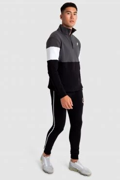 Aivory Legacy ¼ Zip Jumper - Charcoal/Black