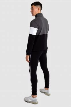 Aivory Legacy ¼ Zip Jumper - Charcoal/Black