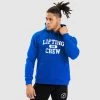 Male Outlet Lifting Crew Urban Hoodie - Blue Mens