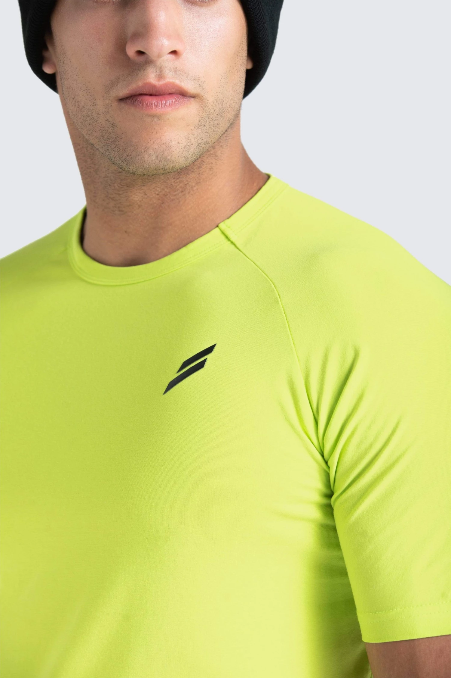 Male Outlet Mens Mark Drop Tee V2 - Neon Yellow