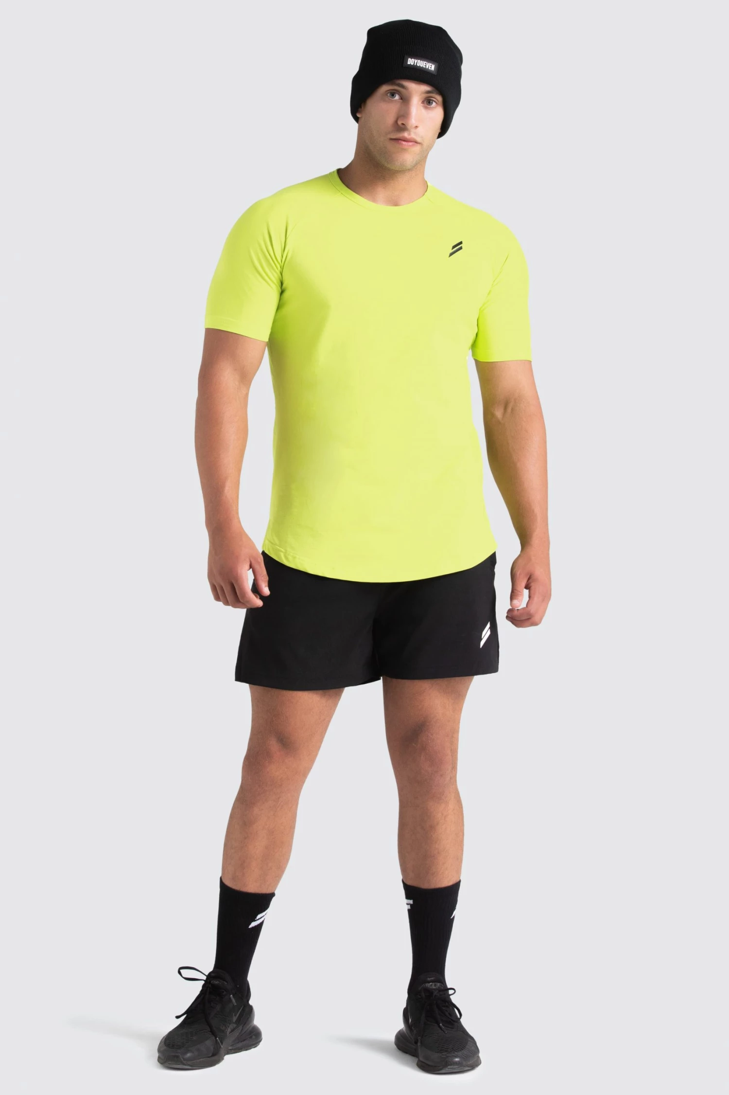 Male Outlet Mens Mark Drop Tee V2 - Neon Yellow