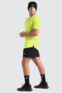 Male Outlet Mens Mark Drop Tee V2 - Neon Yellow