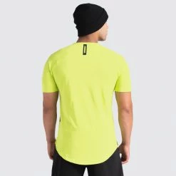 Male Outlet Mens Mark Drop Tee V2 - Neon Yellow
