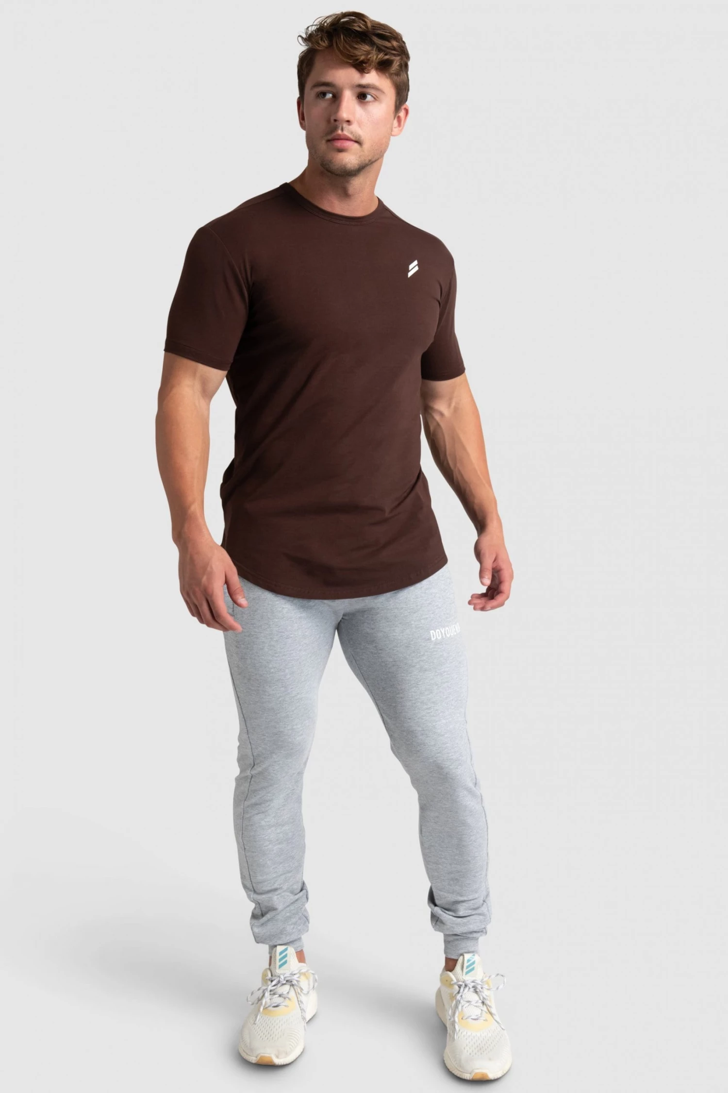 Aivory Mark Drop Tee V3 - Dark Brown