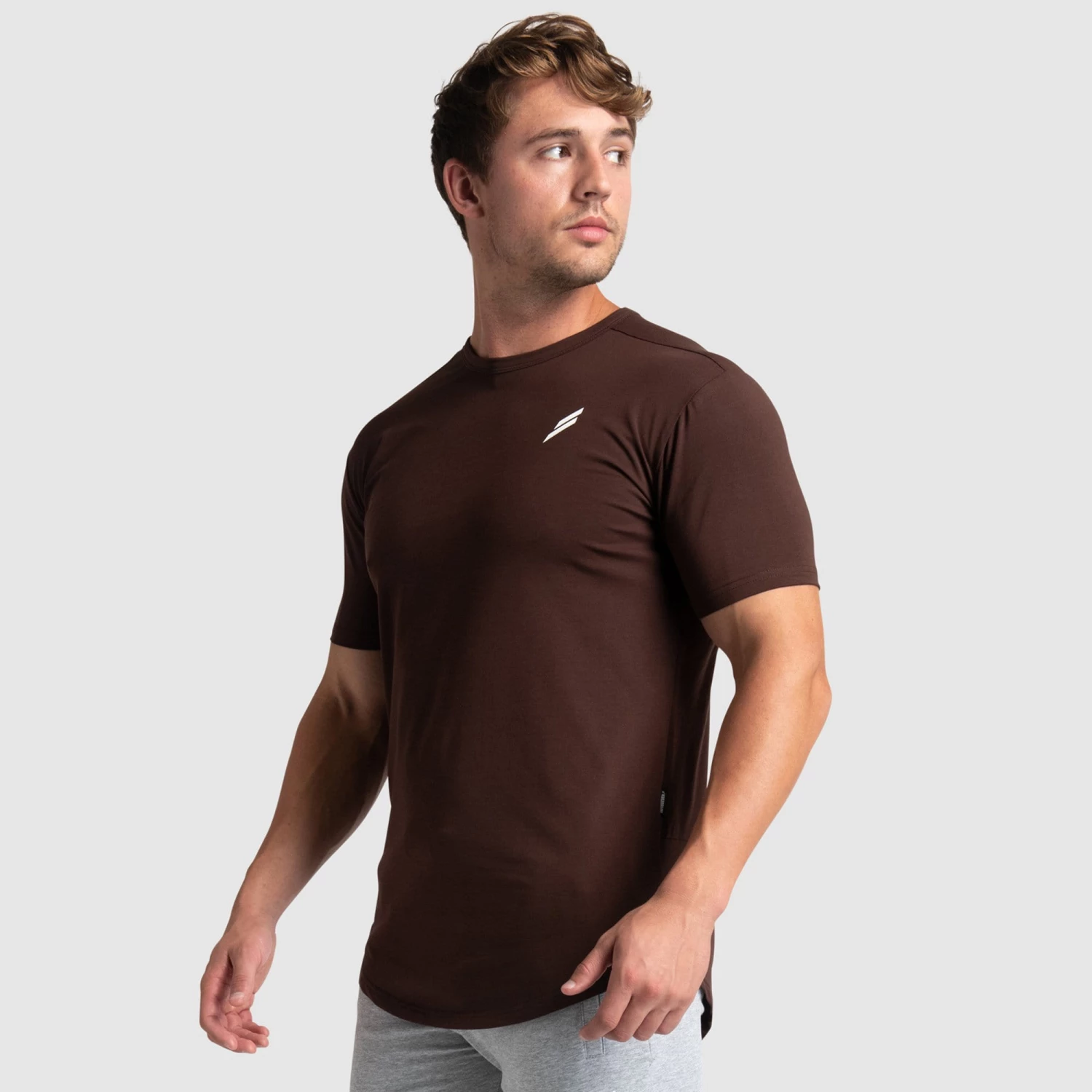 Aivory Mark Drop Tee V3 - Dark Brown