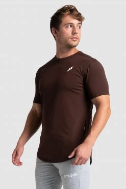 Aivory Mark Drop Tee V3 - Dark Brown