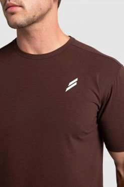 Aivory Mark Drop Tee V3 - Dark Brown