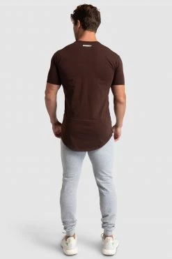 Aivory Mark Drop Tee V3 - Dark Brown