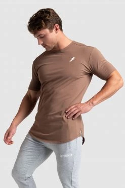 Aivory Mark Drop Tee V3 - Light Brown