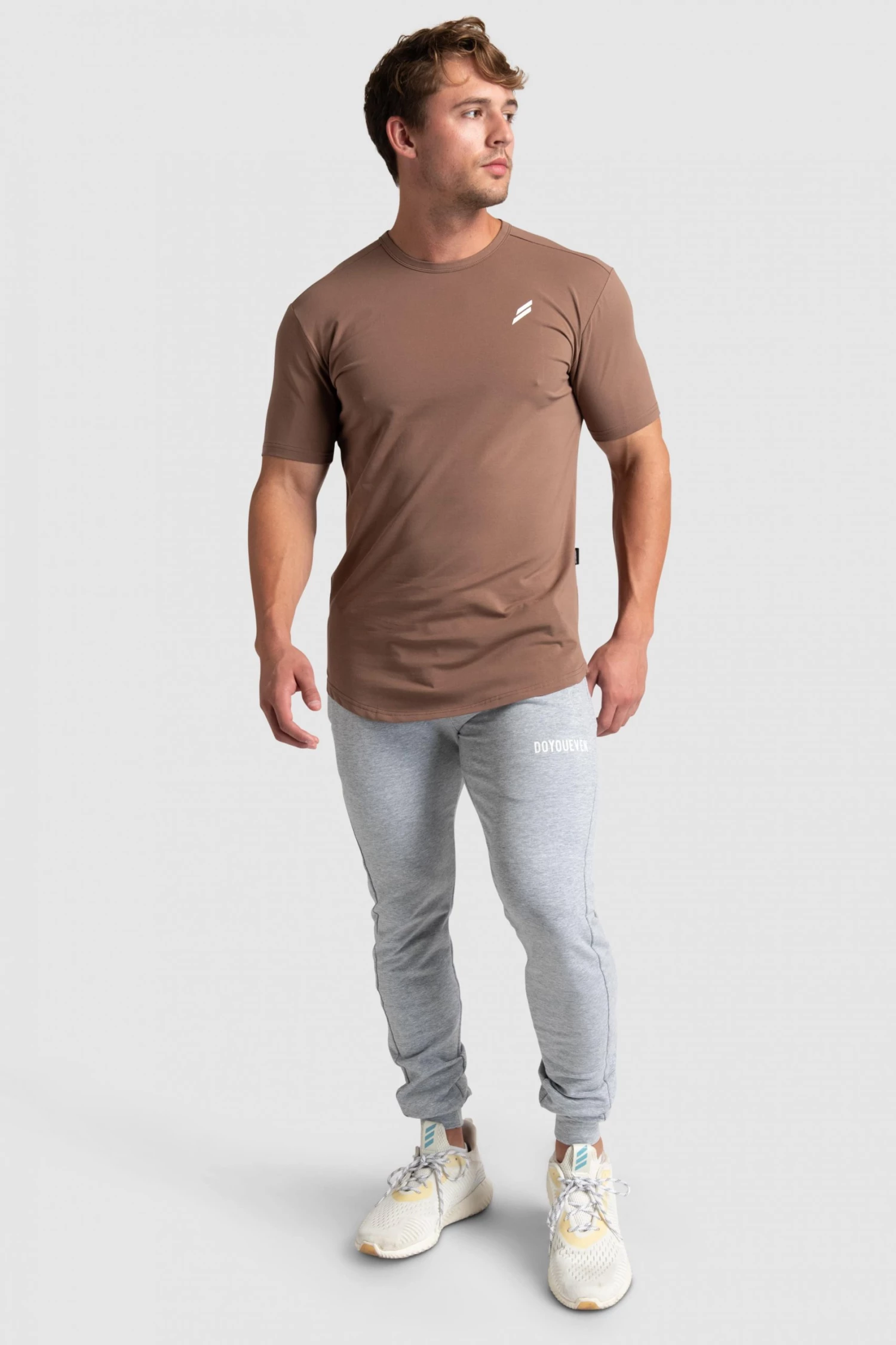 Aivory Mark Drop Tee V3 - Light Brown