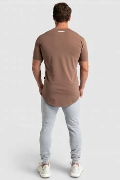Aivory Mark Drop Tee V3 - Light Brown