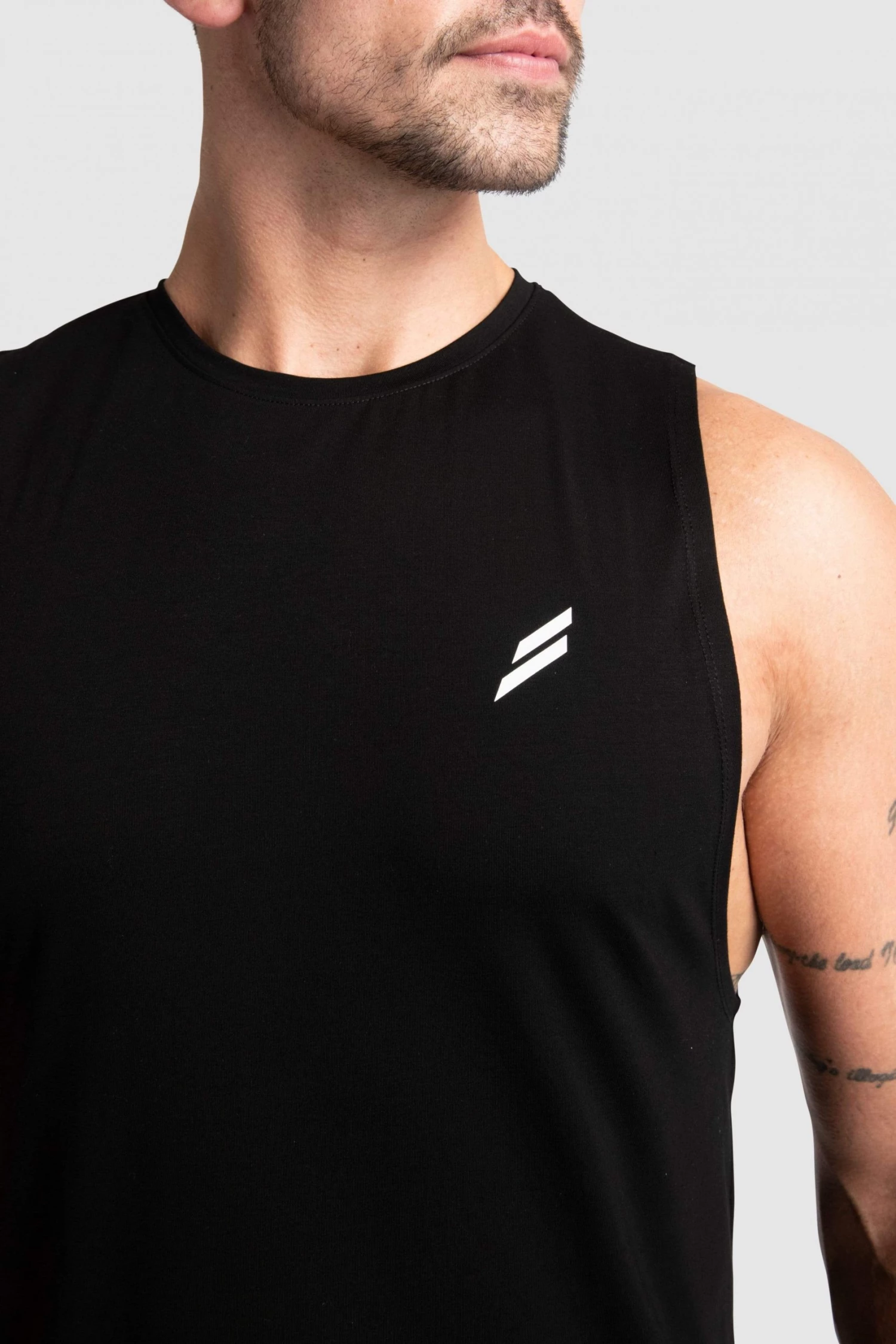 Aivory Mens Mark Muscle Tank V3 - Black