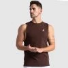Male Outlet Mark Muscle Tank V3 - Dark Brown Mens