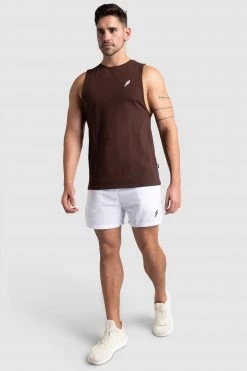Male Outlet Mark Muscle Tank V3 - Dark Brown Mens