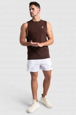 Male Outlet Mark Muscle Tank V3 - Dark Brown Mens