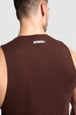 Male Outlet Mark Muscle Tank V3 - Dark Brown Mens