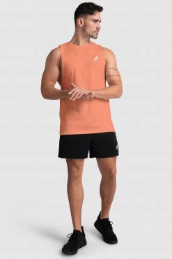 Male Outlet Mark Muscle Tank V3 - Soft Orange Mens