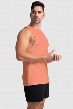 Male Outlet Mark Muscle Tank V3 - Soft Orange Mens