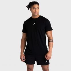 Darren Mark Regular Fit Tee - Black Mens