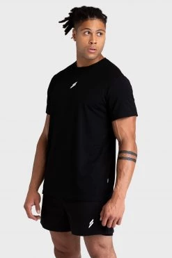 Darren Mark Regular Fit Tee - Black Mens