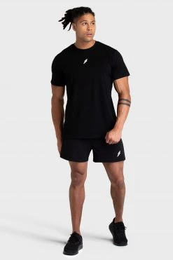 Darren Mark Regular Fit Tee - Black Mens