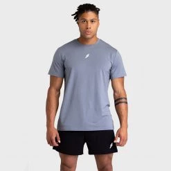 Darren Mens Mark Regular Fit Tee - Charcoal