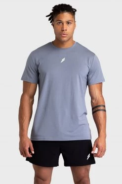 Darren Mens Mark Regular Fit Tee - Charcoal
