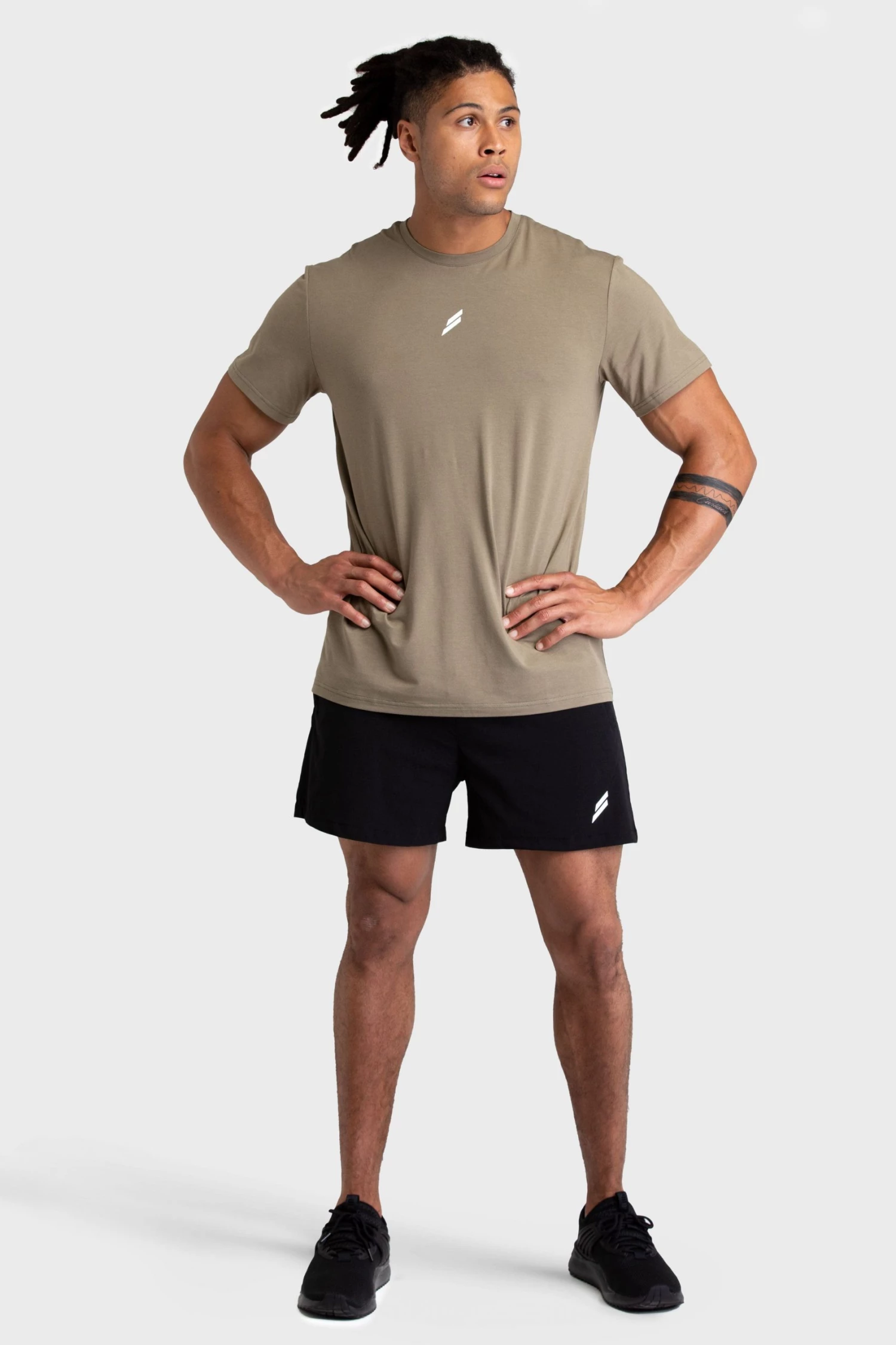Darren Mens Mark Regular Fit Tee - Olive