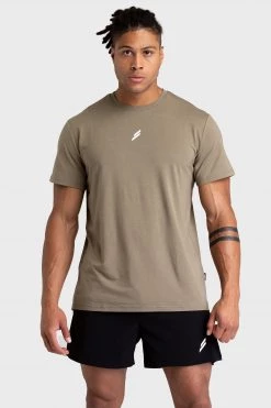 Darren Mens Mark Regular Fit Tee - Olive