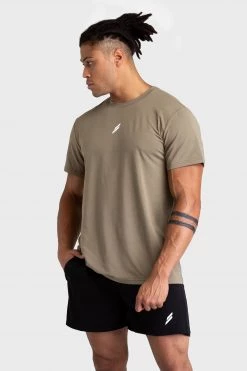 Darren Mens Mark Regular Fit Tee - Olive