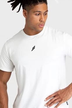 Darren Mark Regular Fit Tee - White Mens
