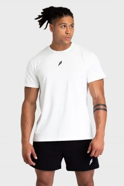 Darren Mark Regular Fit Tee - White Mens